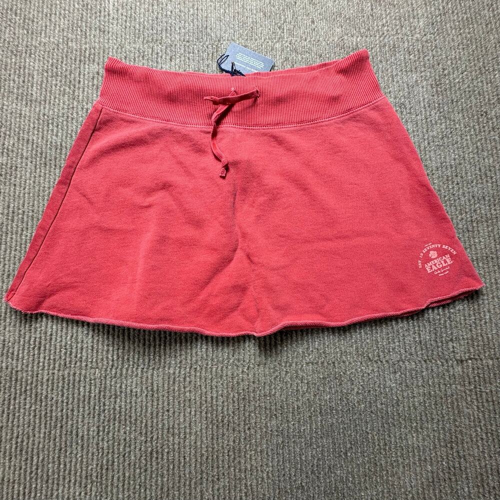 NWT American Eagle Collegiate Mini Skirt Drawstring size medium